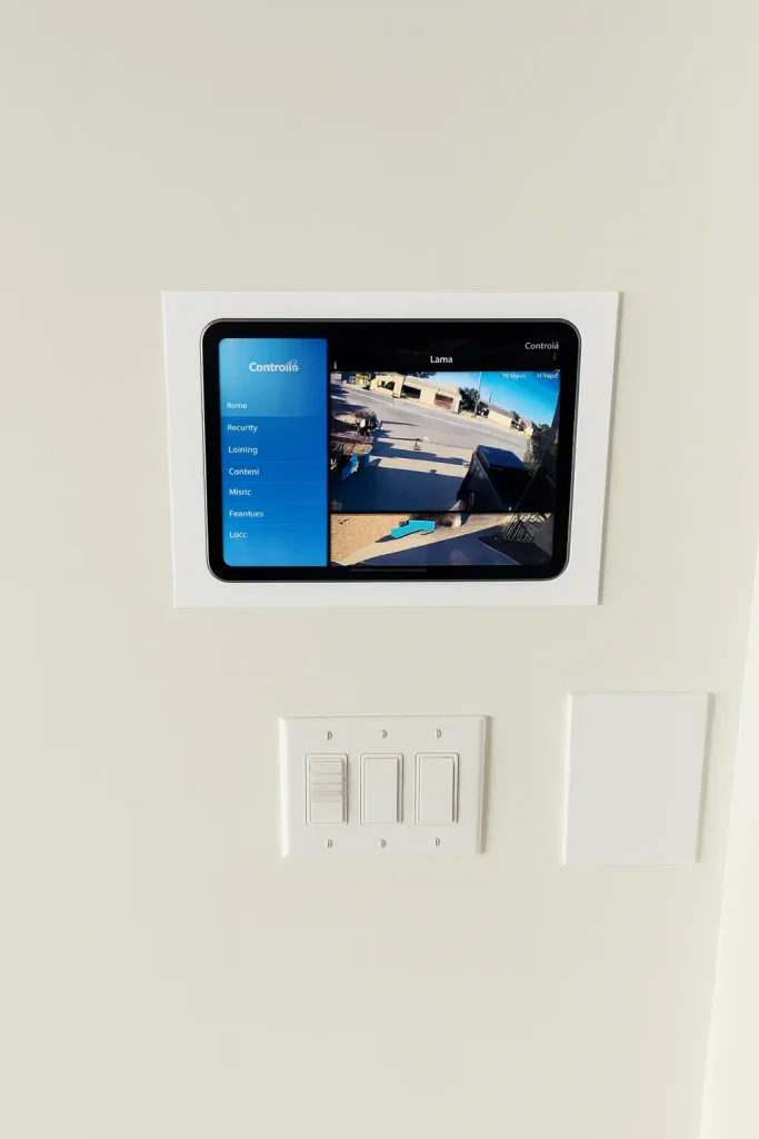 Image of screen on wall